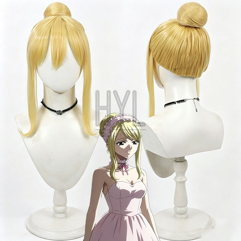 Men Accessories Look - Parrucca cosplay Anime Lucy Heartfilia, capelli