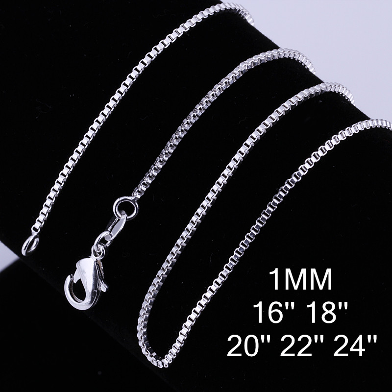 Men Accessories Gift Box - 10 pz 16-24 pollici 925 Sterling