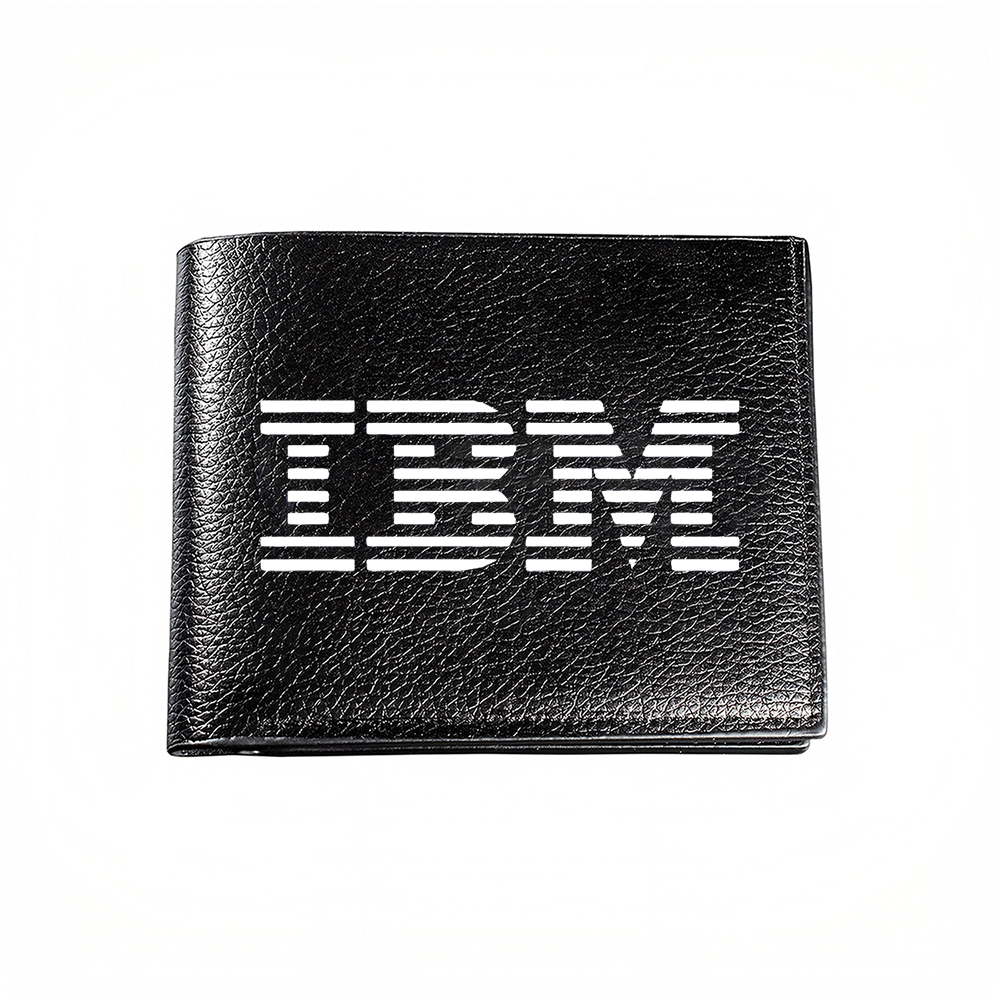 Men Accessories Look - Portafoglio da Uomo con Logo IBM