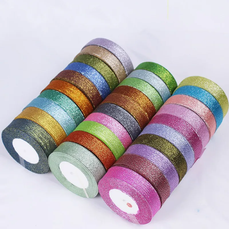 Men Accessories Gift Box - 25 metri 25MM Glitter Cipolla Nastro
