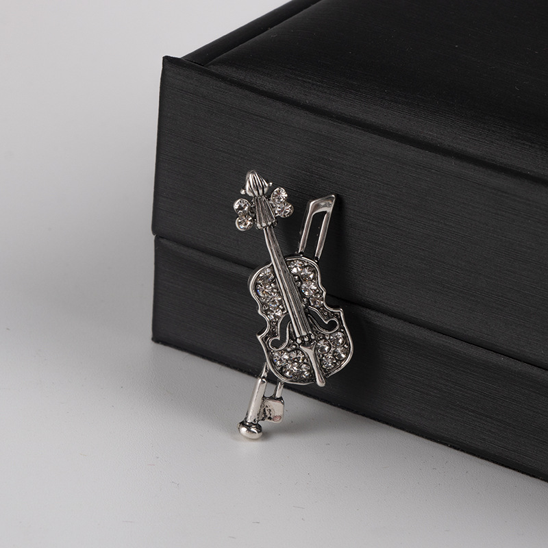 Spilla per violino in cristall - Men Accessories Brooch recensione e prezzo