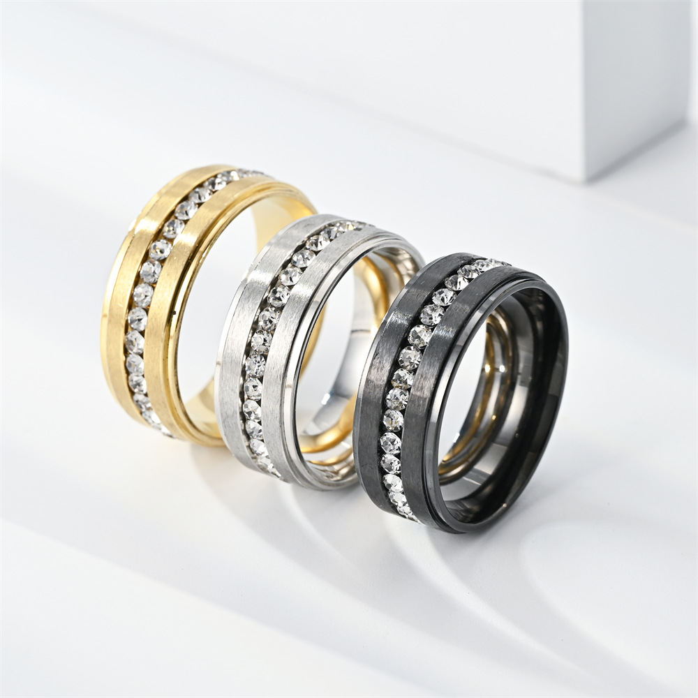 Anelli con diamanti in acciaio - Men Accessories Ideas recensione e prezzo