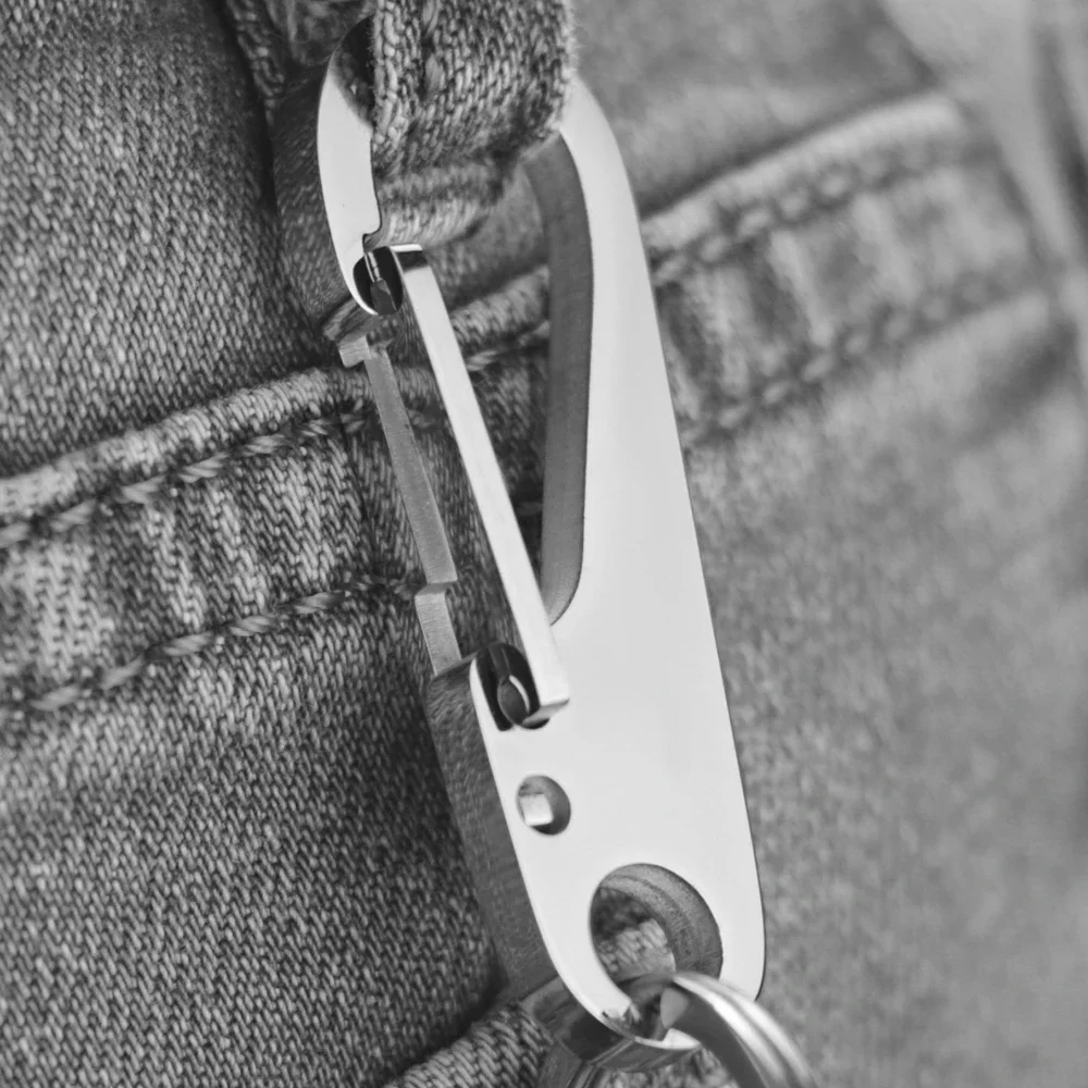 Portachiavi in acciaio inossid - Men Accessories Silver recensione e prezzo