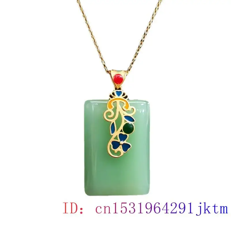 Collana con ciondolo in giada  - Men Accessories Silver recensione e prezzo