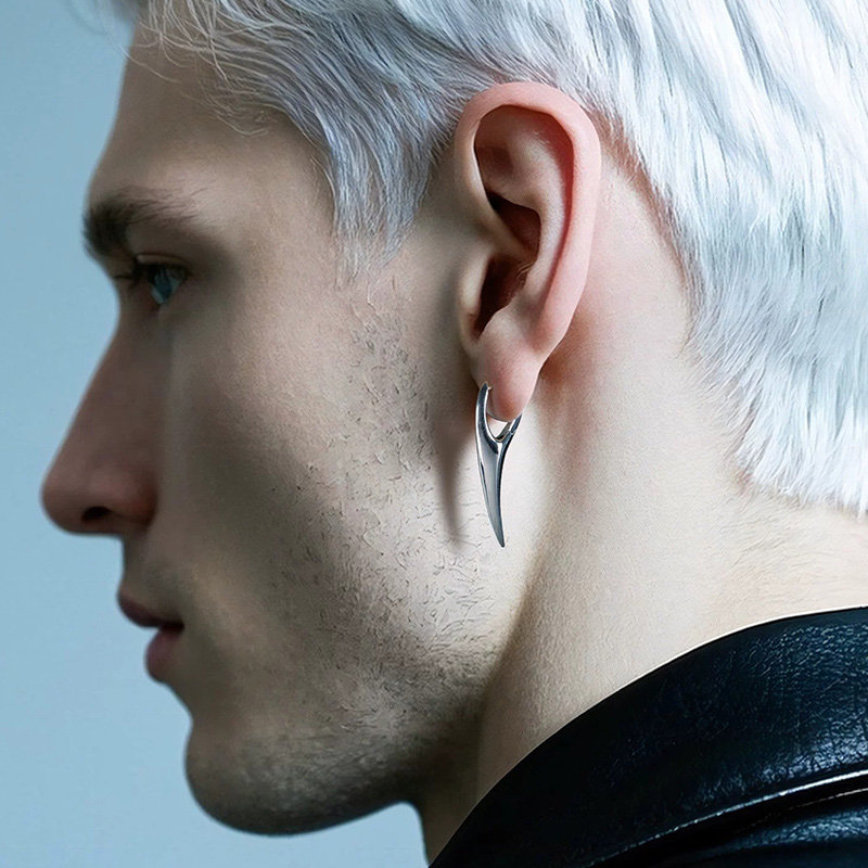 Orecchini a Cerchio Curvi con  - Men Accessories Look recensione e prezzo