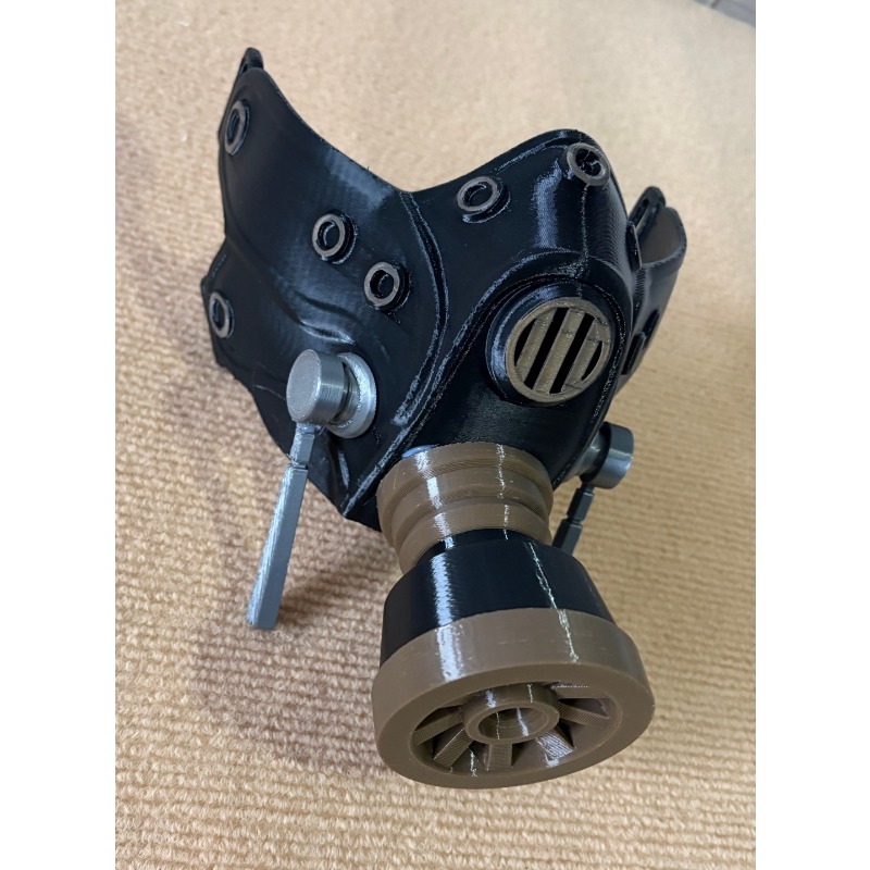 Maschera Antigas Nera Stampata - Men Accessories For Party recensione e prezzo
